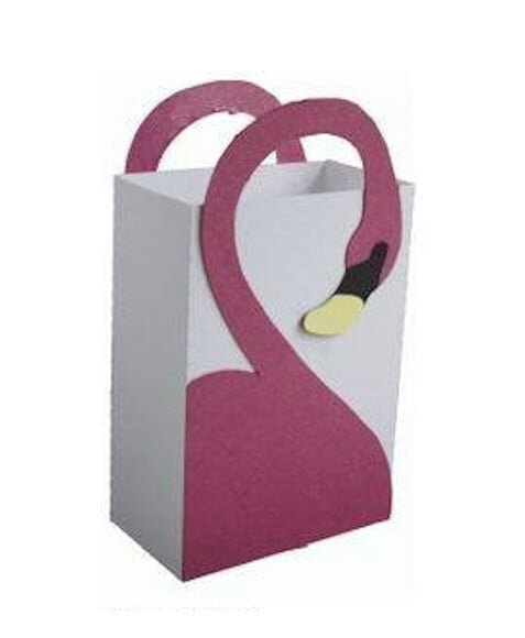 Arquivo de Corte Sacolinha de Papel Flamingo