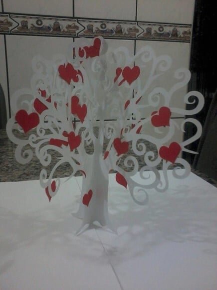 Arquivo de Corte Silhouette Árvore 3d