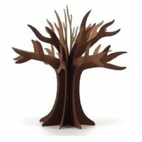 Arquivo de Corte Silhouette Arvore 3d Envelhecida Outono