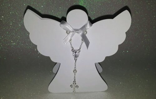 Arquivo de Corte Silhouette Caixa Anjo Batizado