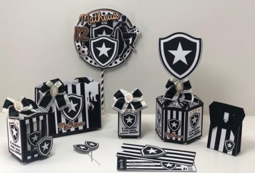 Arquivo de Corte Silhouette Kit Futebol Botafogo