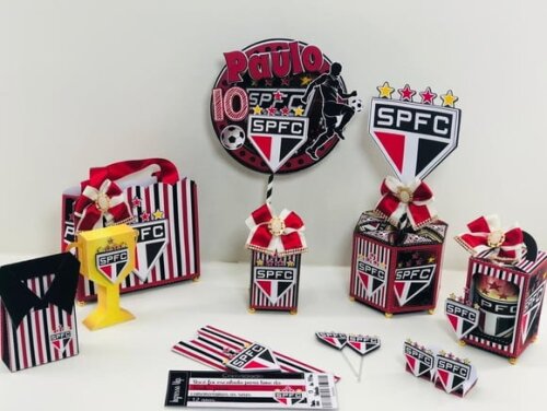 Arquivo de Corte Silhouette Kit Futebol São Paulo