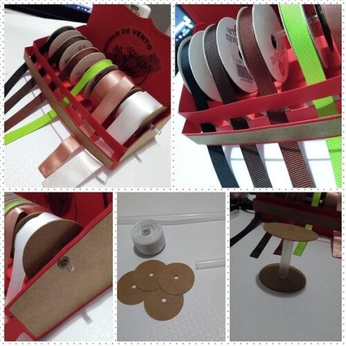 Arquivo de Corte Silhouette Organizador Fitas