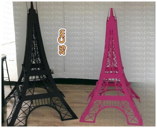 Arquivo de Corte Torre Eiffel 25cm