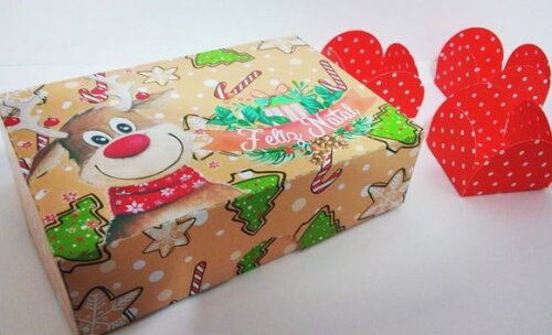Arquivo para Corte 5 Caixas Lembrancinha ou Doces Natal