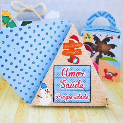 Arquivo para Corte Caixa 3 Bis Férias de Natal