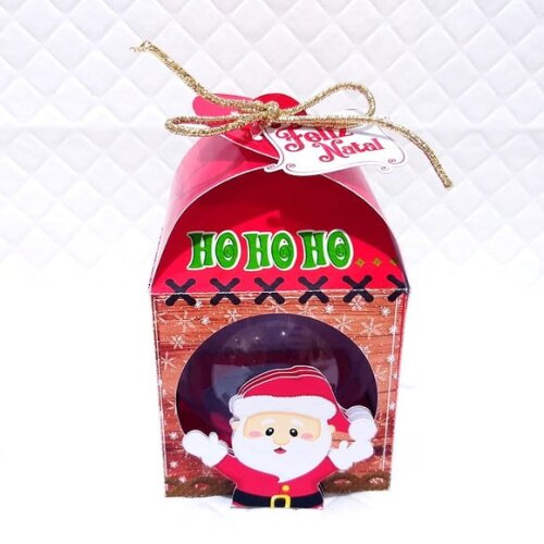 Arquivo para Corte Caixa Esfera de Natal