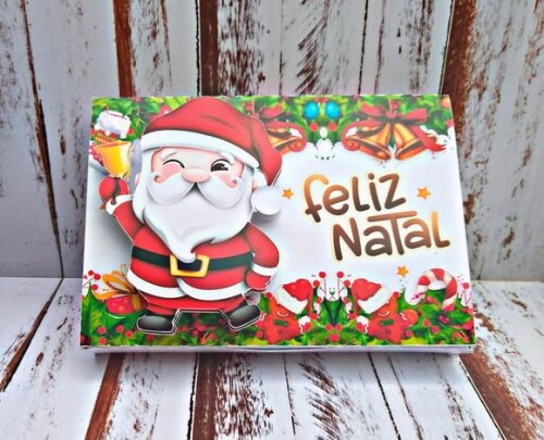 Arquivo para Corte Caixa Kitkat Natal