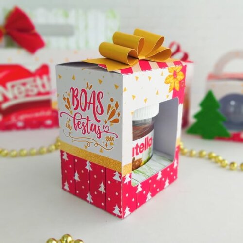 Arquivo para Corte Caixa Nutela 140g Natal