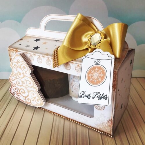 Arquivo para Corte Mini Confeiteiro Natal da Mamãe