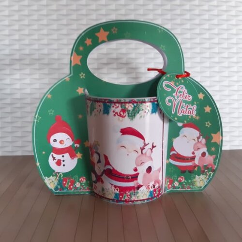 Arquivo para Corte Sacolinha Caneca Natal