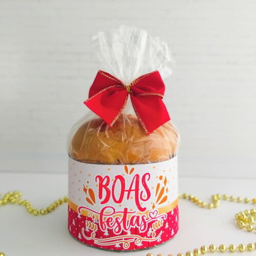 Arquivo para Corte Saia Panetone 80g e 400g Natal
