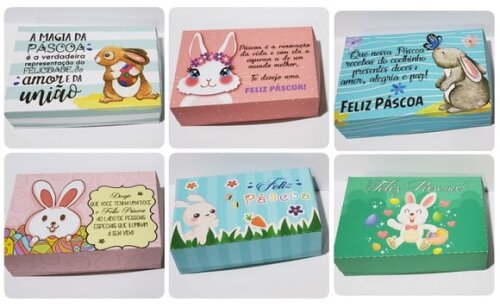 Arquivo pdf 12 Caixas Doces Páscoa