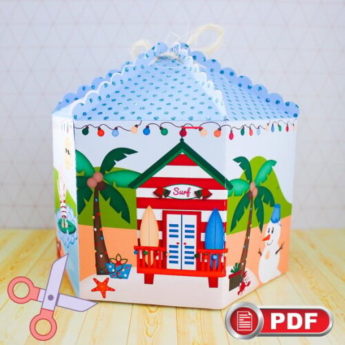 Arquivo pdf Caixa Panetone (400g) Ferias de Natal