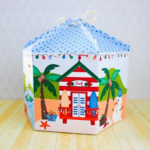 Arquivo pdf Caixa Panetone (500g) Ferias de Natal