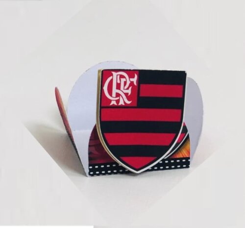 Arquivo pdf Centro de Mesa Futebol Flamengo - Corte Tesoura