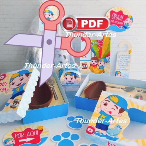 Arquivo pdf Páscoa Lucas Infantil Menino
