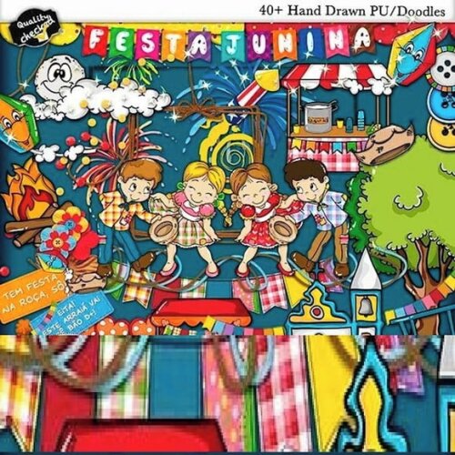 Arquivo Png Kit Digital Festa Junina Sao João