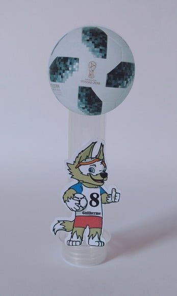Arquivo Silhouette Aplique Tubetes Futebol Copa Brasil