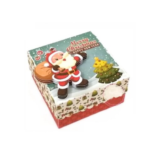 Arquivo Silhouette Caixa 4 e 6 Doces com Cola Natal