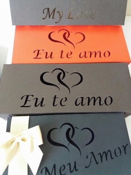 Arquivo Silhouette Caixa 8 Doces Dia dos Namorados