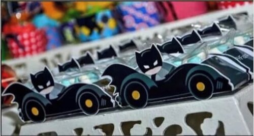 Arquivo Silhouette Caixa Carro do Batman