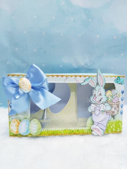 Arquivo Silhouette Caixa Confeiteiro Pascoa Menino