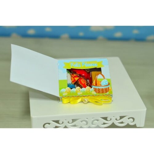 Arquivo Silhouette Caixa Doces ou Bombons Páscoa Gêmeos