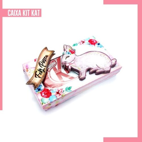 Arquivo Silhouette Caixa Kit Kat Páscoa Coelhinha