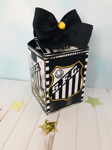 Arquivo Silhouette Caixa Milk Futebol Santos