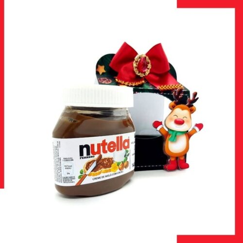 Arquivo Silhouette Caixa Nutella Natal