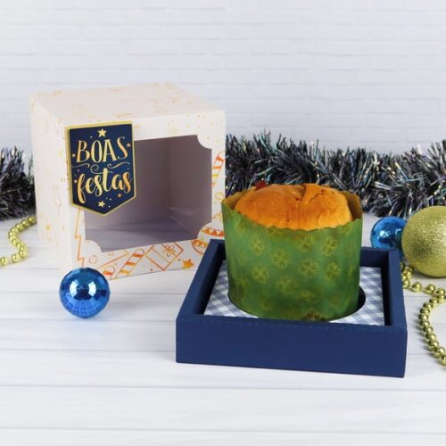Arquivo Silhouette Caixa Panetone Visor 250g Boas Novas
