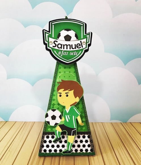 Arquivo Silhouette Caixa Piramide Futebol Copa do Mundo