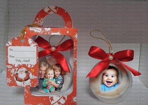 Arquivo Silhouette Caixa Porta Bolinha Acrilica Natal