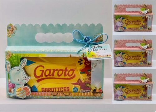 Arquivo Silhouette Caixa Porto Bombom Pascoa