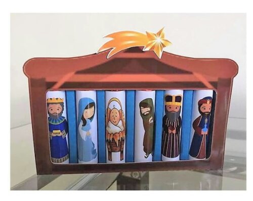Arquivo Silhouette Caixa Presepio 06 Bis Natal