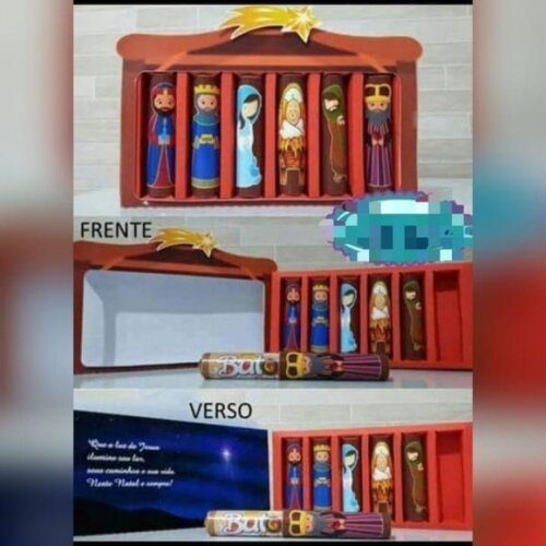 Arquivo Silhouette Caixa Presepio 06 Bis Natal