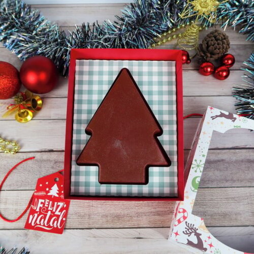 Arquivo Silhouette Caixa Trufada Especial de Natal