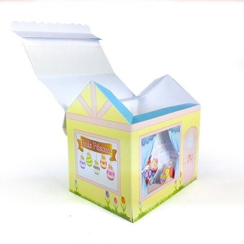 Arquivo Silhouette Caixa Vitrine Casinha Pascoa
