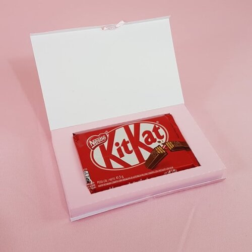 Arquivo Silhouette Caixinha Chocolate Kit Kat Natal