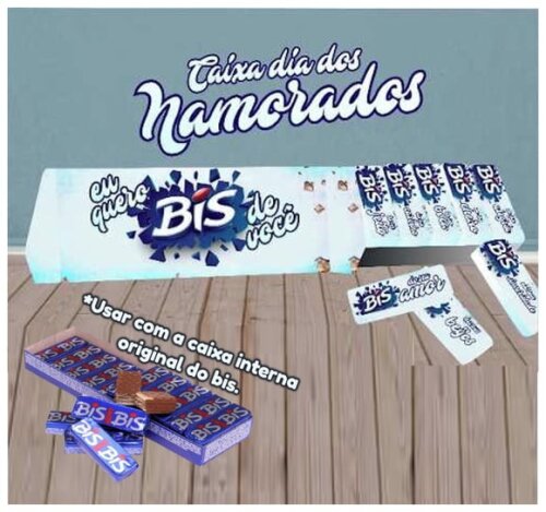 Arquivo Silhouette Capa para Caixa Bis Dia dos Namorados