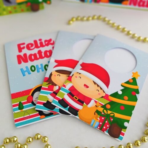 Arquivo Silhouette Cartão para Blister Natal