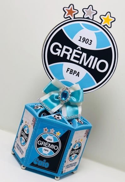 Arquivo Silhouette Centro de Mesa Gremio Futebol