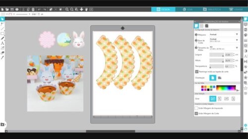 Arquivo Silhouette Forminha e Topo Cupcake Pascoa