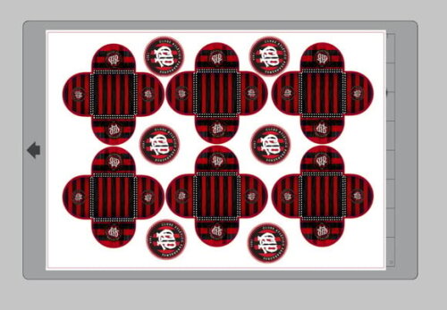 Arquivo Silhouette Forminhas Atletico Paranaense Futebol