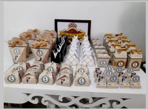 Arquivo Silhouette Kit Dourado Casamento