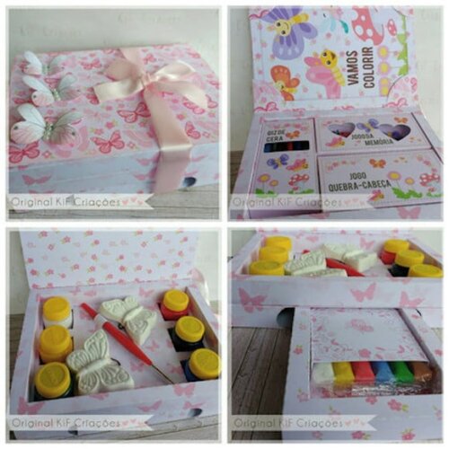 Arquivo Silhouette Kit Infantil Diversão Colorir