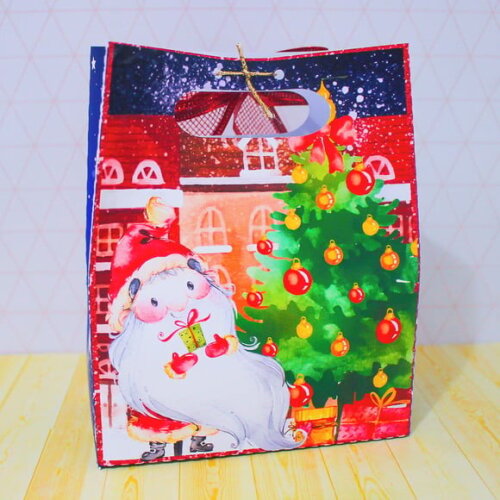 Arquivo Silhouette Sacolinhas de Papel A4 para Natal