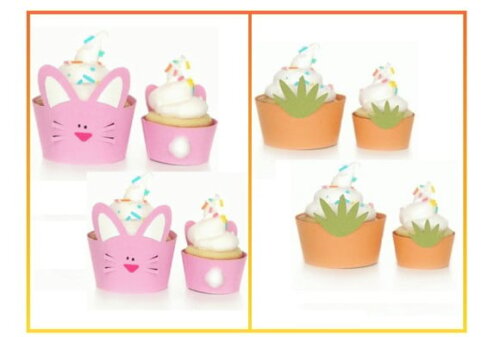 Arquivo Silhouette Saia Forminha Cupcake Páscoa