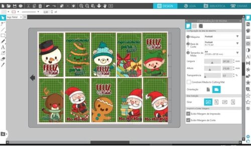 Arquivo Silhouette Tags para Natal